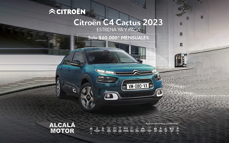ESTRENA C4 CACTUS DESDE $60.000 MENSUALES
