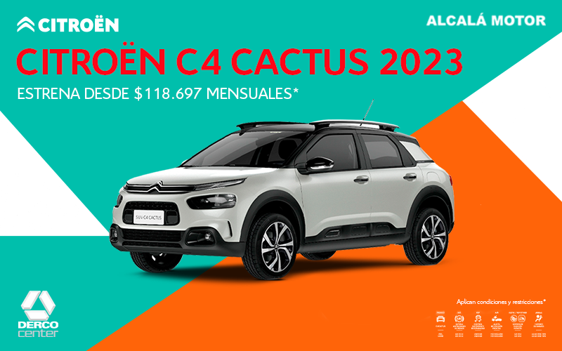 ESTRENA C4 CACTUS DESDE $118.697 MENSUALES